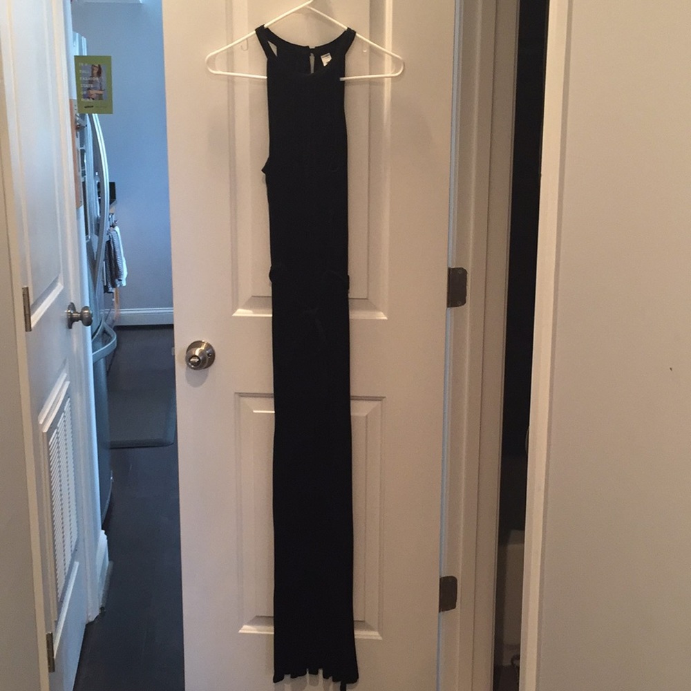 Black maxi dress